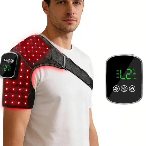 Wholesale Red Light Therapy Shoulder Pad Cordless Near Infrared Therapy Wrap for Shoulder Pain Relief with 76 Lamp Beads image 3