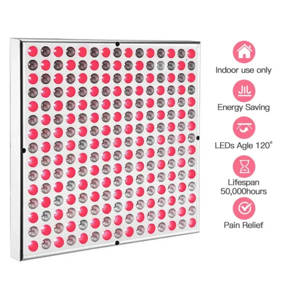 New Healthy 225 LEDs 660nm 850nm Adjustable Floor Stand Hanging Rope and Desktop Stand Portable 45W Red Light & Infrared Panel image 5