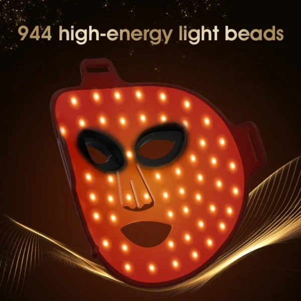 New Product 2026 Led Beauty Facial Mask 8 Colors Wireless Led Face Mask Red Light Therapy Mask With Large Screen Controller image 3