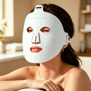 New Product 2026 Led Beauty Facial Mask 8 Colors Wireless Led Face Mask Red Light Therapy Mask With Large Screen Controller