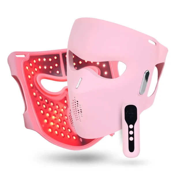 Custom Silicone Red Light Therapy Mask Led Facial Mask Red Light Therapy for Face Led Facial Mask image 1