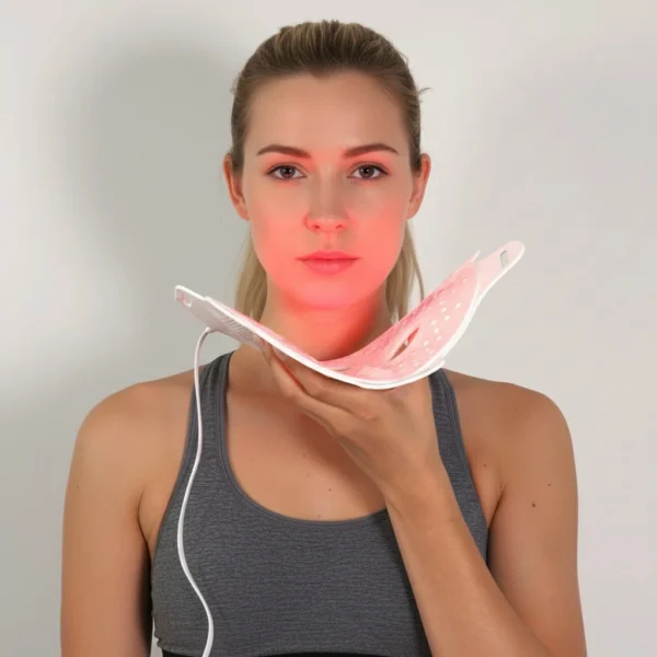 2026 Trending Led Face Mask With Red Light Led Facial Mask Silicon Led Mask Red Light Therapy Mask image 3