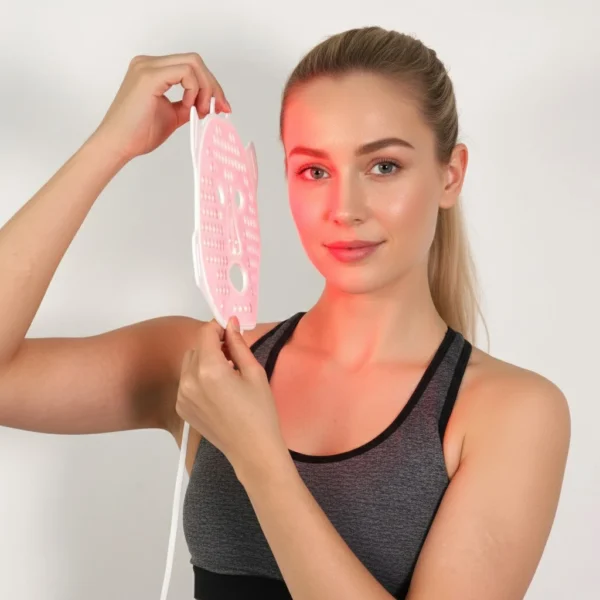 2026 Trending Led Face Mask With Red Light Led Facial Mask Silicon Led Mask Red Light Therapy Mask image 1