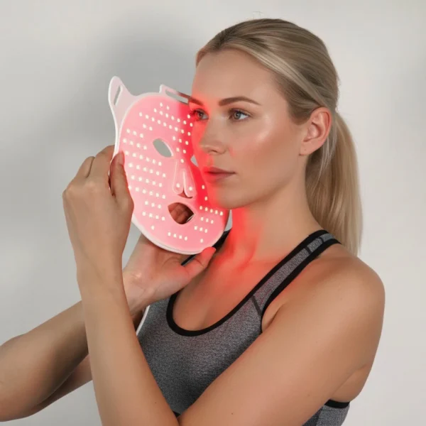 2026 Trending Led Face Mask With Red Light Led Facial Mask Silicon Led Mask Red Light Therapy Mask image 4