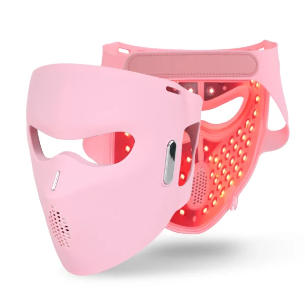 Custom Silicone Red Light Therapy Mask Led Facial Mask Red Light Therapy for Face Led Facial Mask image 5